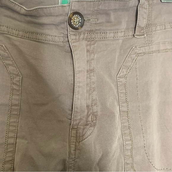 Aventura Cotton Brown Capris Size 8 *NWOTS* - Picture 5 of 10